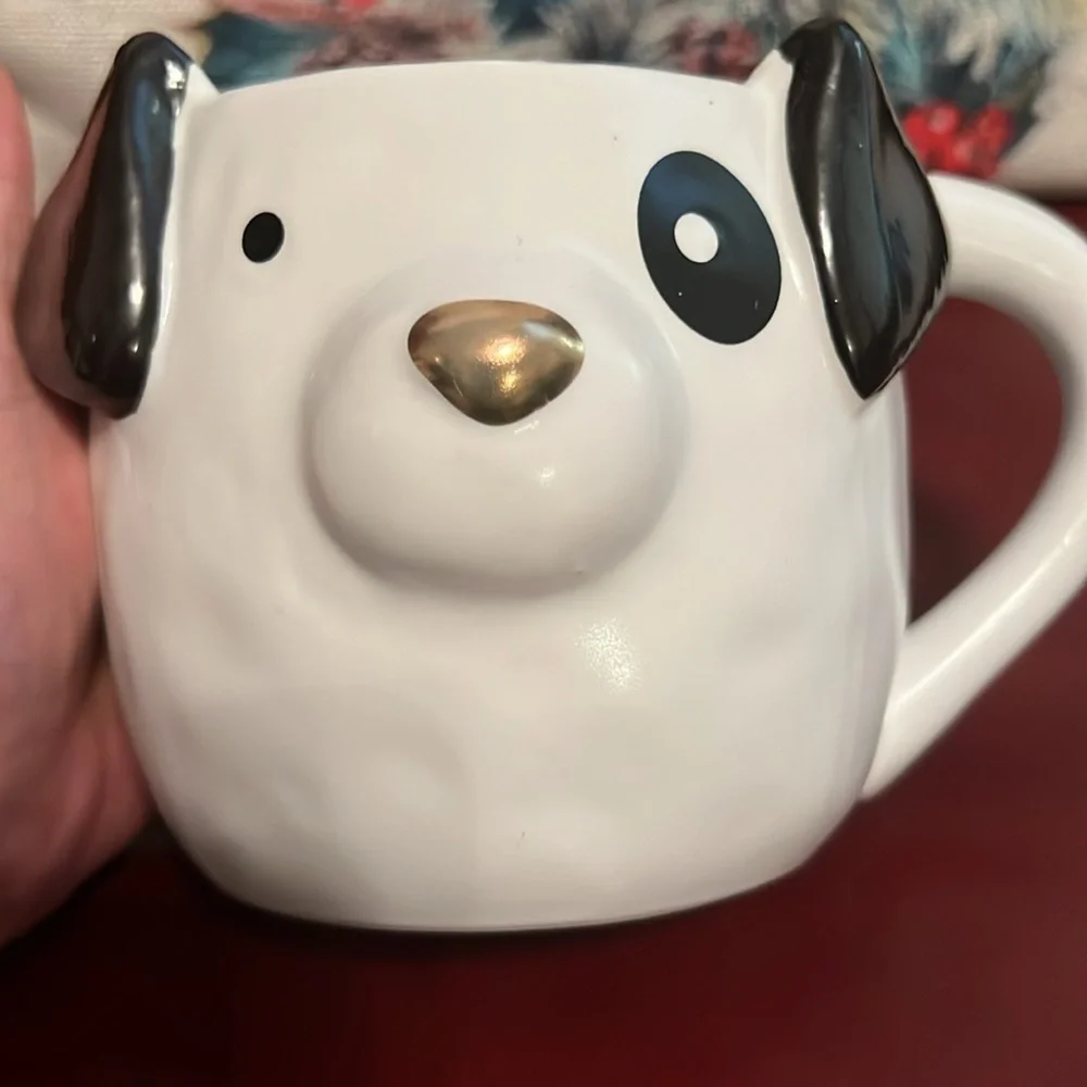 Dog Design Black & White Mug-Holds 20oz